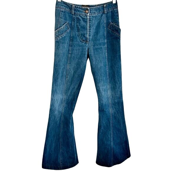 Vintage Vivienne Westwood Anglomania Sabre Button Jeans – Late 1990s/Early 2000s - Picture 1 of 9